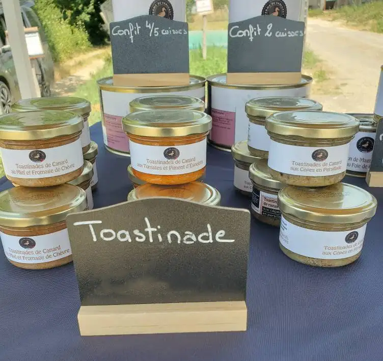 Toastinade miel et chèvre